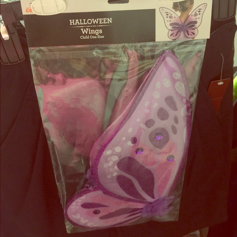Child’s Halloween Glitter Wings